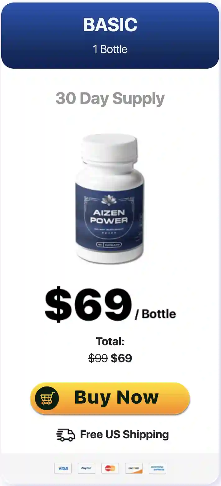 Aizen Power 1 bottle package